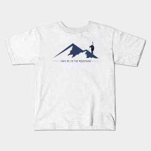Take me to the mountains - Ski touring Kids T-Shirt